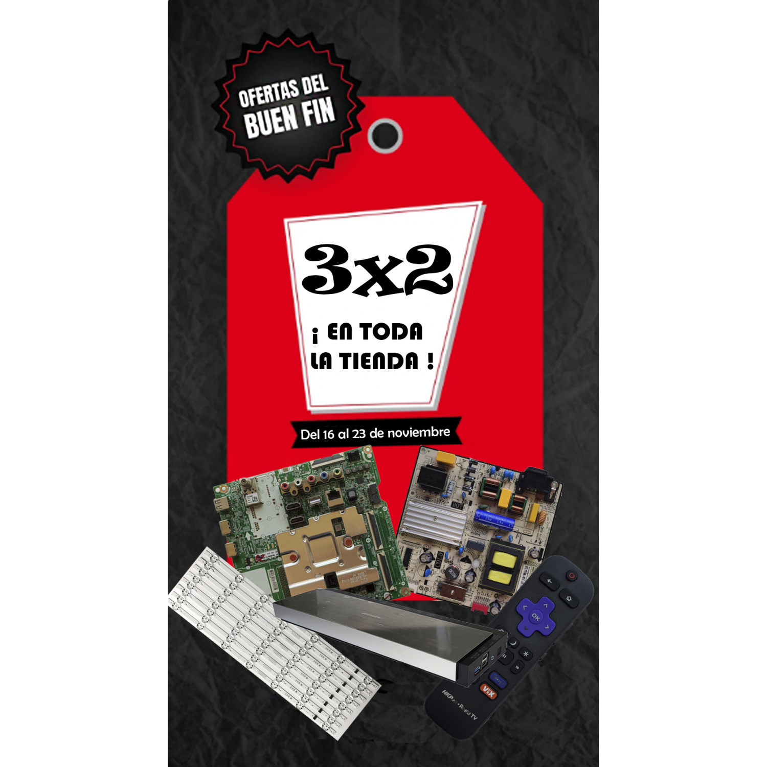 NÚMERO DE PARTE PROMOCIÓN / 3X2 EN TODA LA TIENDA / ENVÍO GRATIS A PARTIR DE $1200 / PARA MÁS INFORMACIÓN ENTRAR A DESCRIPCIÓN DEL PRODUCTO	